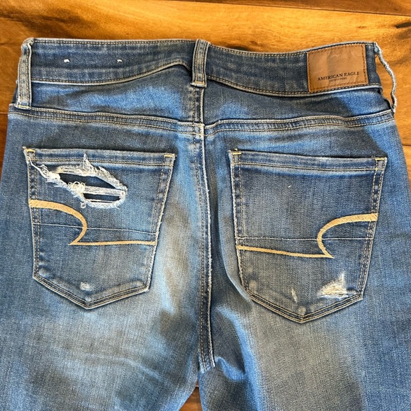 American Eagle Super Stretch X High Rise Jeggings size 4 - Picture 4 of 8